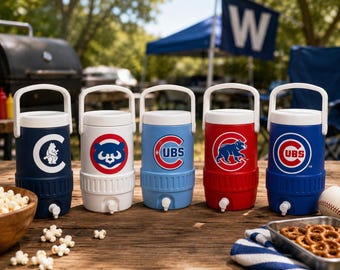 Chicago Cubs 12oz Can Holder Koozie – 3D Printed Beverage Cooler