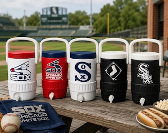 Chicago White Sox Inspired Beverage Cooler – 3D Printed Retro Can Holder