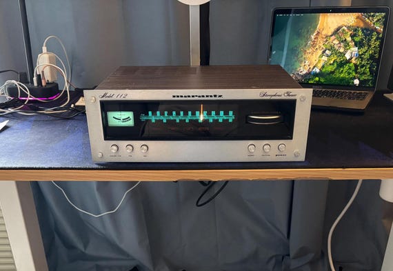 ビンテージ マランツ モデル 112 ステレオレシーバー、AM/FM