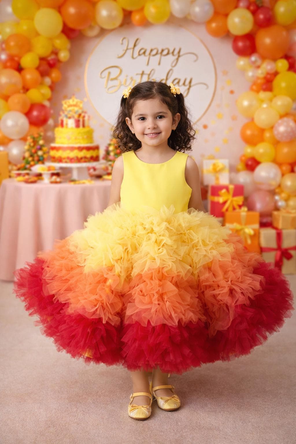 Yellow and Orange Ombre Dress - Etsy