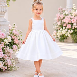white dress with small blue flowers White Blue Floral Homecoming Dress
