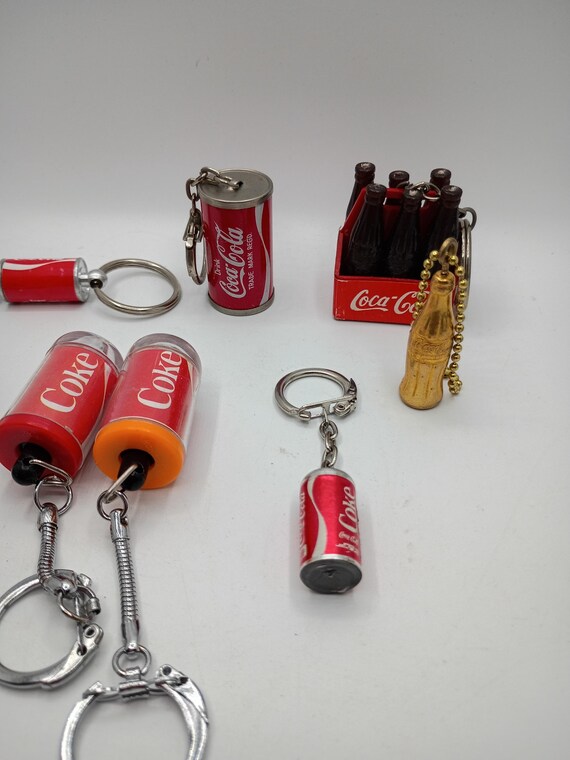 Coca-Cola Keyrings 1970s-1980s - Collectible - Gem