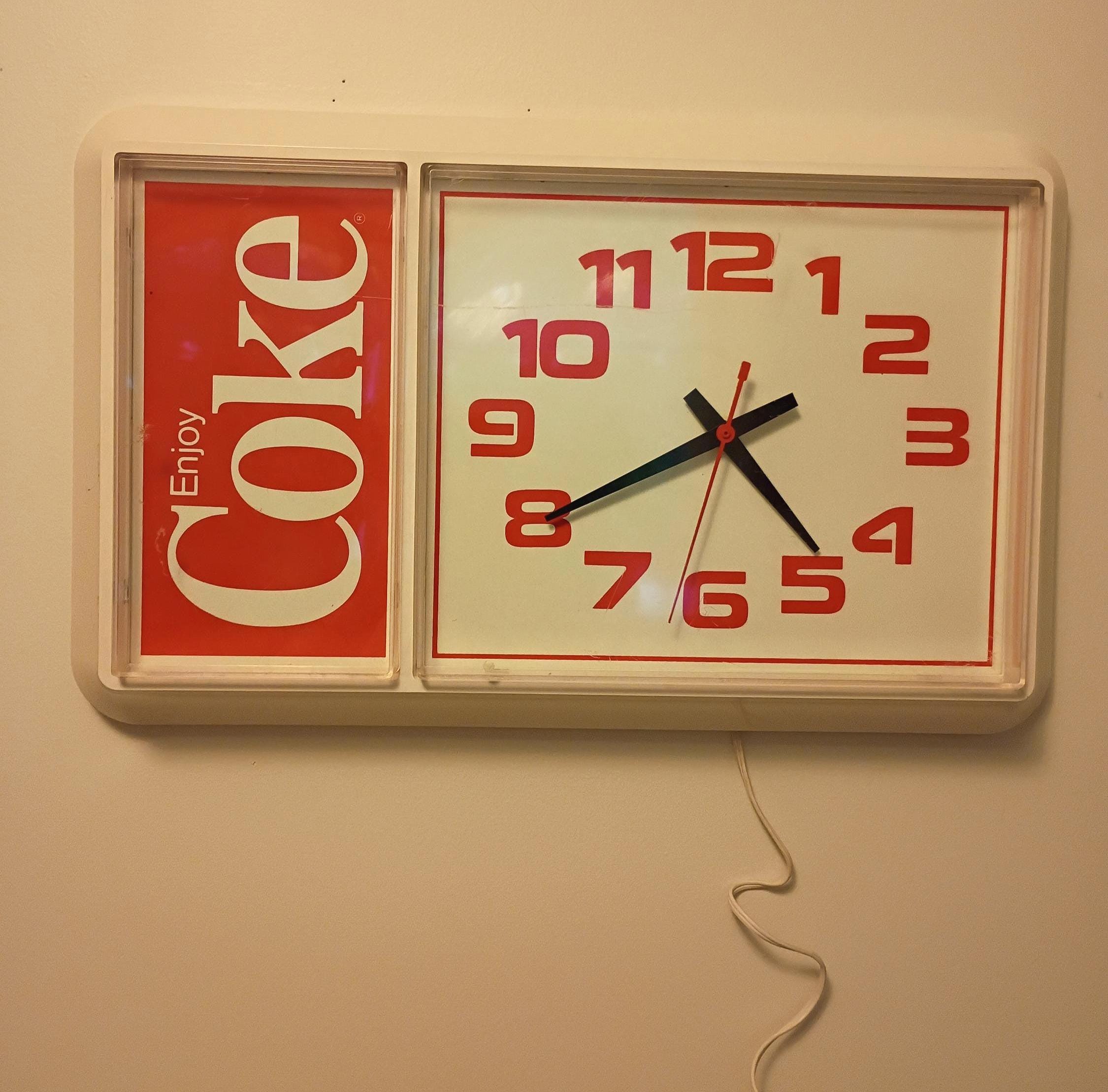 Vintage Coca Cola Clocks - Etsy