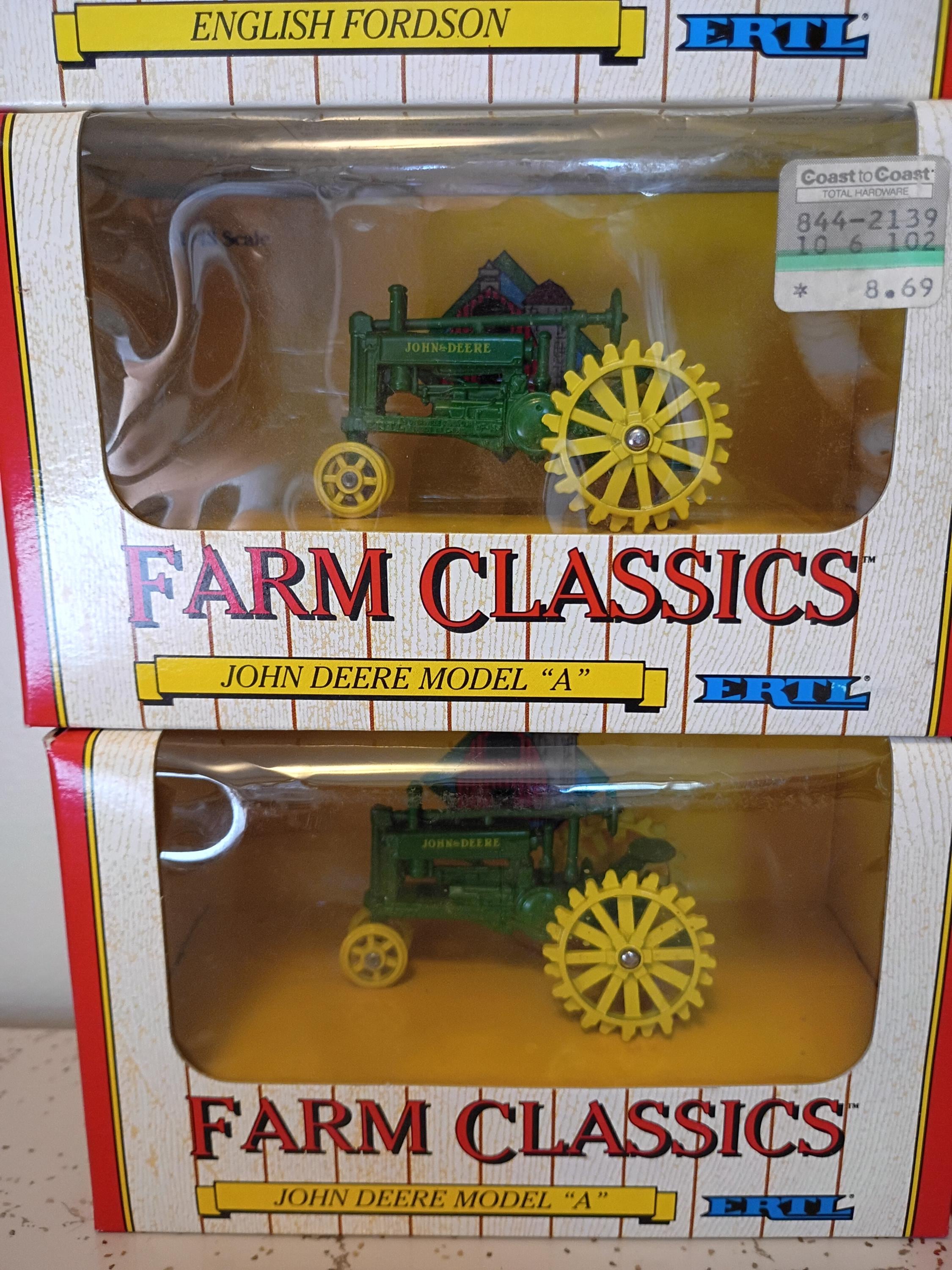 Ertl Collection ERTL Toy Farm Tractors - 1:43 Scale Farm Classics in Original Boxes - Etsy