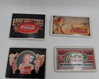 Coca-Cola Refrigerator Magnets set of 4 - Collectible