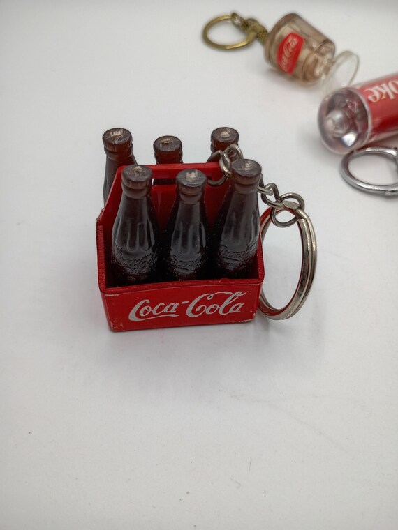 Coca-Cola Keyrings 1970s-1980s - Collectible - Gem