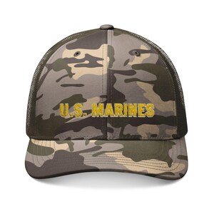 Camouflage Trucker Hat &quot;U.S. Marines&quot;