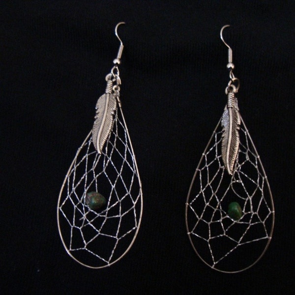 Dreamcatchers with turquoise stones