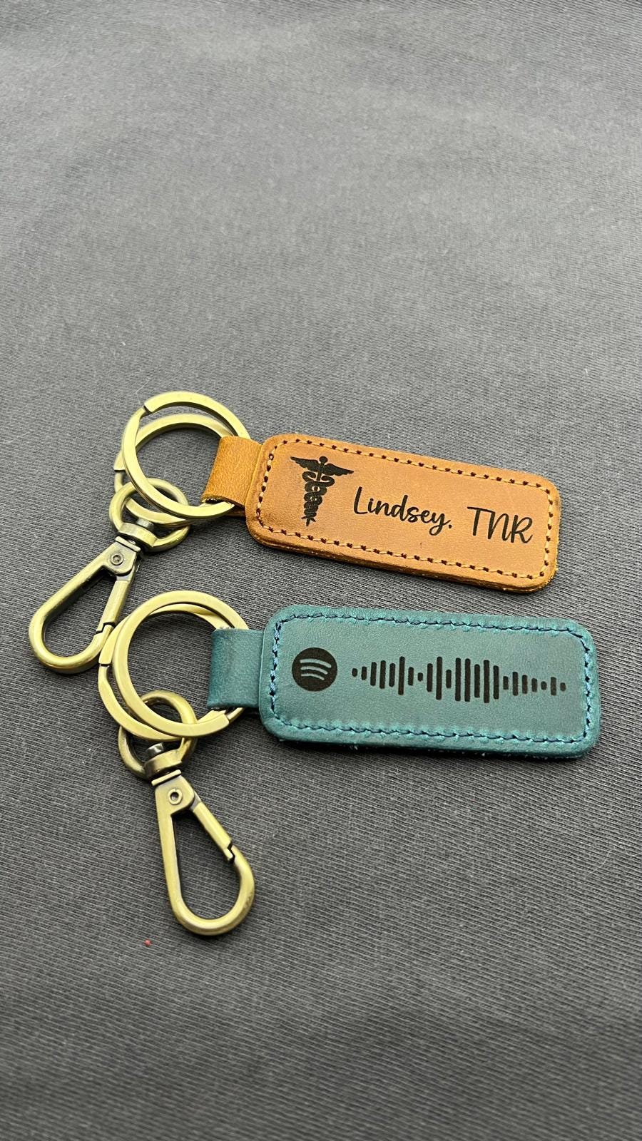 Custom Playlist Barcode Keychain Scannable Song Keyring Personalized ...