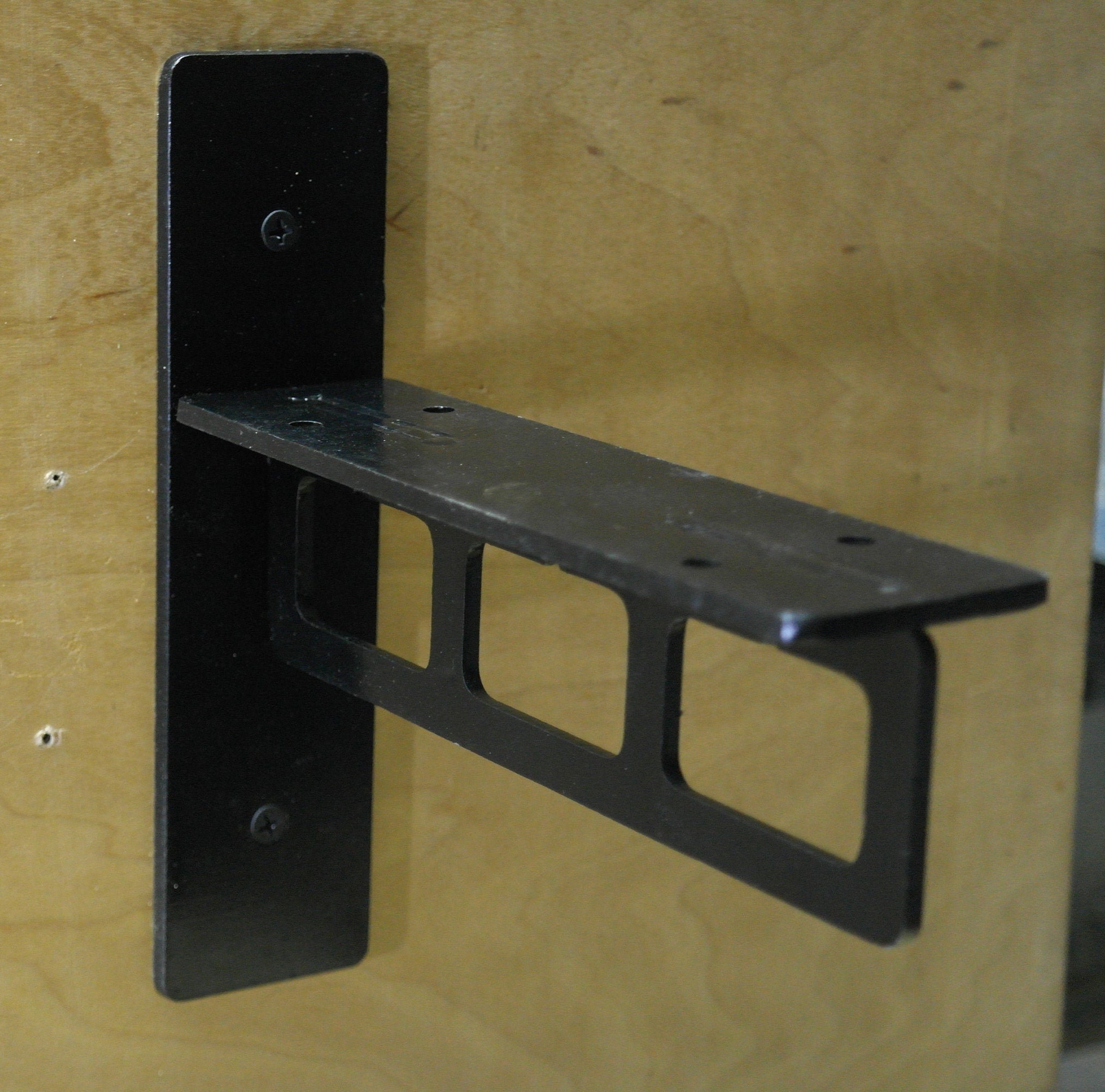 Par de soportes de estantes metálicos. Resistente. Rústico. | Etsy