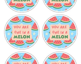 You Are One in a MELON Gift Tags