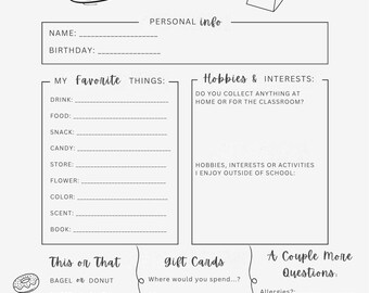 Teacher Survey - Gift Giving Guide
