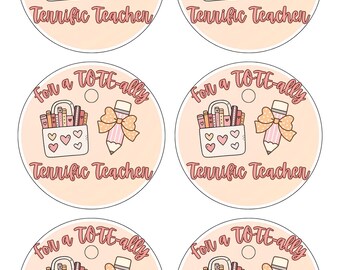 For a TOTE-ally Terrific Teacher Gift Tag