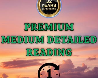 Premium Medium Psychic Reading, Telepathic Reading, No Cards Clairvoyant Reading, No tools, Psychic Spiritual Advices, Same Hour Reading