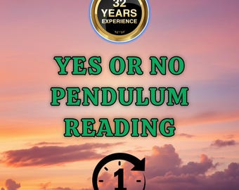 Ja oder Nein Pendel Psychic Reading: Intuitive Anleitung, Selber Tag