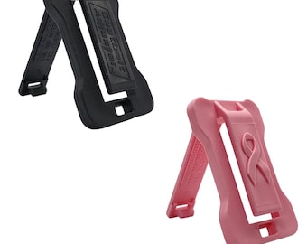 Seatbelt Adjuster / Adjustment Clip - Pink & Black - 2 Pack