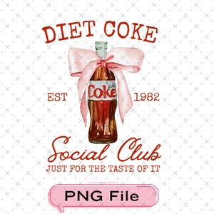 Lightsoda Social Club PNG, kokett rosettsodadesign, sarkastisk meme PNG, söt läskälskare digital fil för kvinnor