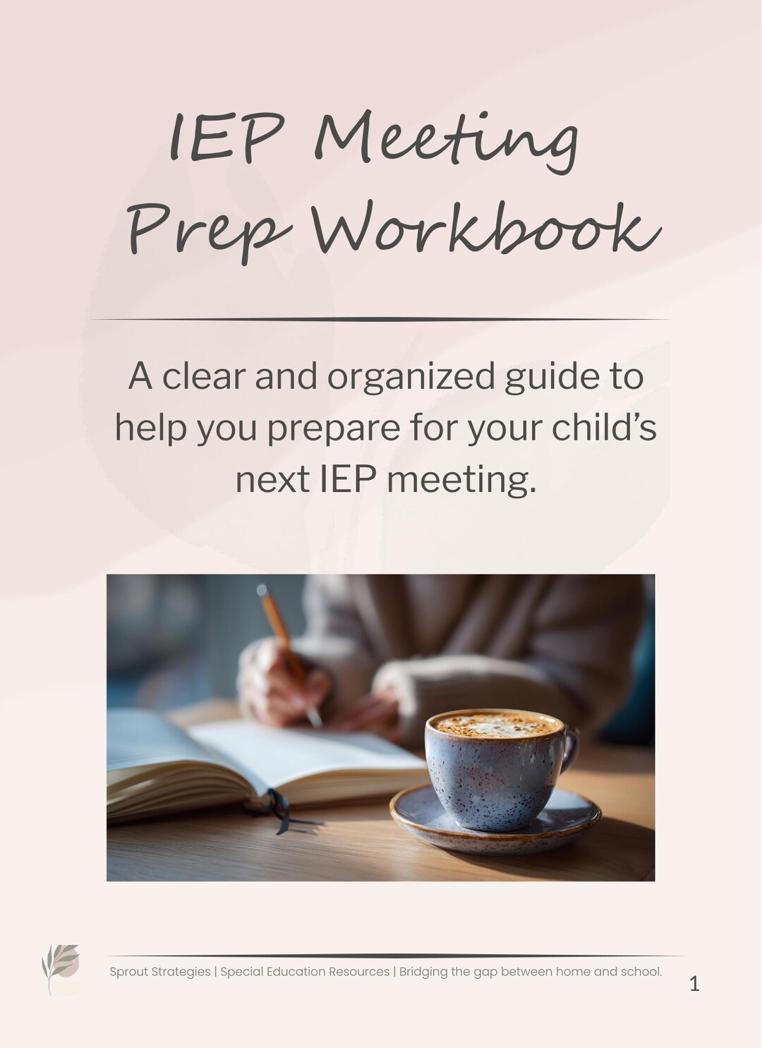 Parent IEP Prep Workbook | Special Education Meeting Planner | SPED ...