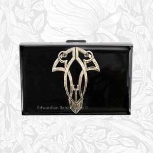 Jugendstil Kreditkarten Portemonnaie mit Geldclip RFID Blocker Gatsby inspiriert mit personalisierten und Farboptionen verfügbar