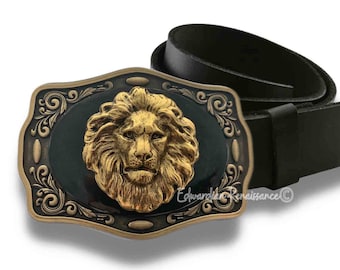 Vintage Gay Boyer Lion Interlocking Belt Buckle - Etsy Hong Kong display picture 2