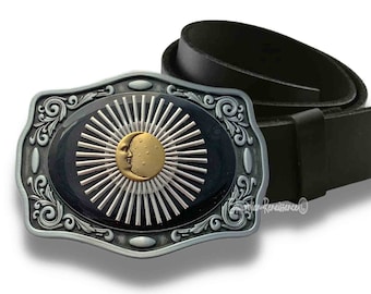 Starry Night Belt Buckle, Van Gogh Belt Buckle, Wearable Art  display picture 1