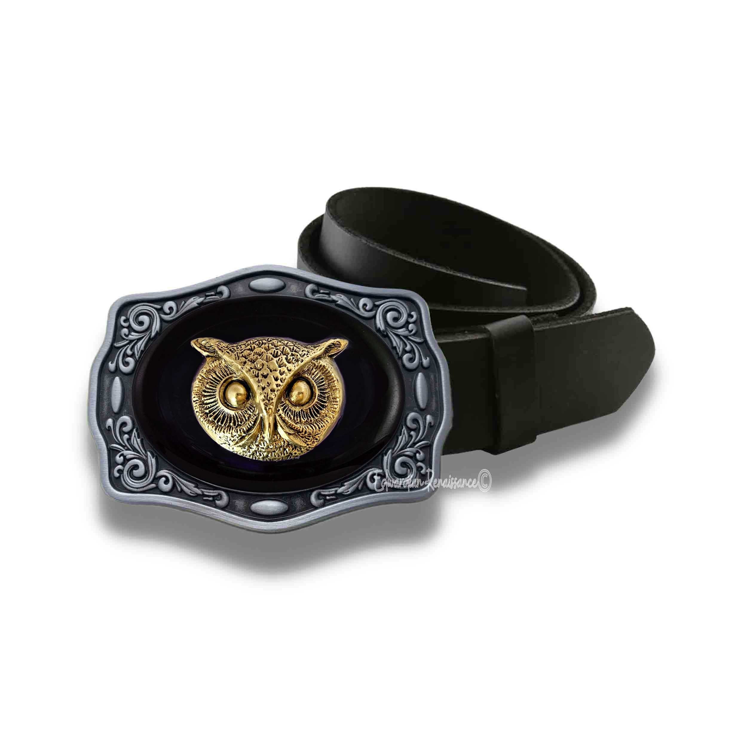 Gold Owl Buckle - Etsy display picture 1