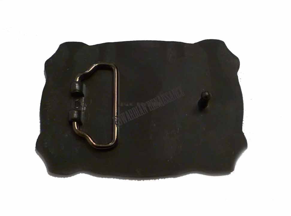 Boucle De Ceinture Rhinocéros Safari En étain - Neuve Avec étiquettes, Interchangeable