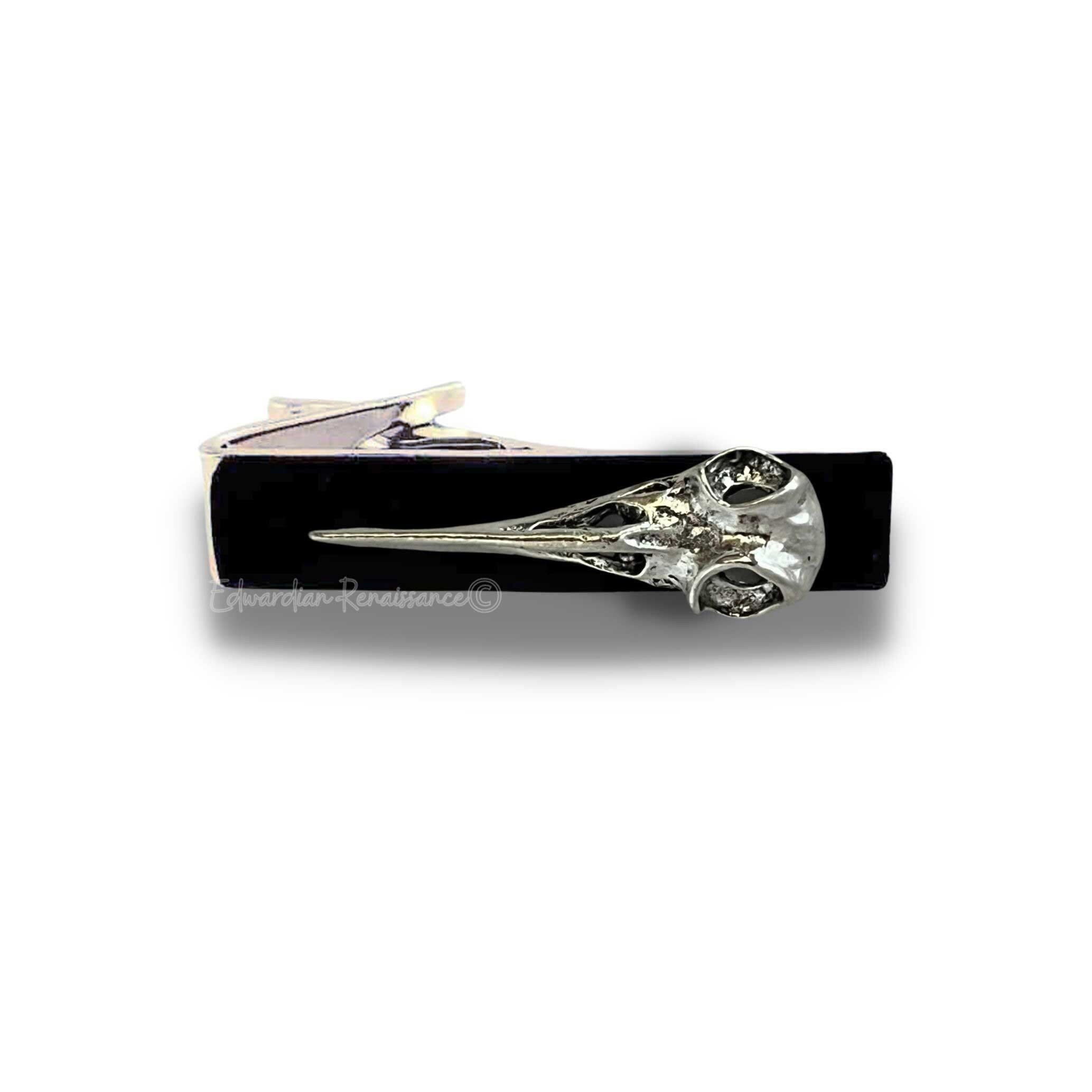1920s Tie Clip - Etsy Elegant Silver and Purple Tie Clip vintage Victorian 1920s display picture 1