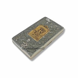 Portapillole Marie Antoinette con 8 scompartimenti giornalieri individuali in argento smaltato a vortice Portapillole settimanale ispirato al barocco Opzioni personalizzabili