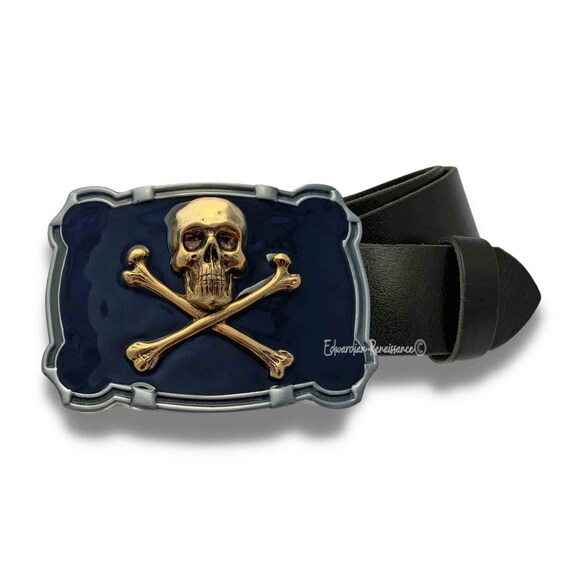 Antique Silver Skull and Cross Bones 