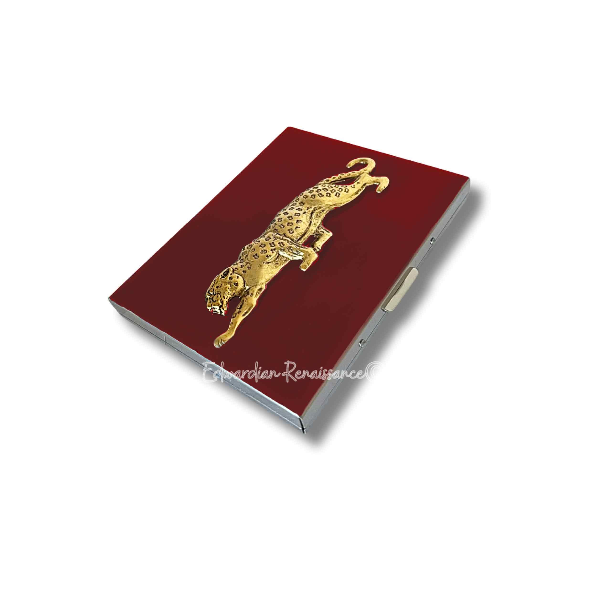 pink panther cigarette holder case 10 in 100 Alles aus der Welt des Tabaks Antique Gold Leopard Cigarette Case: