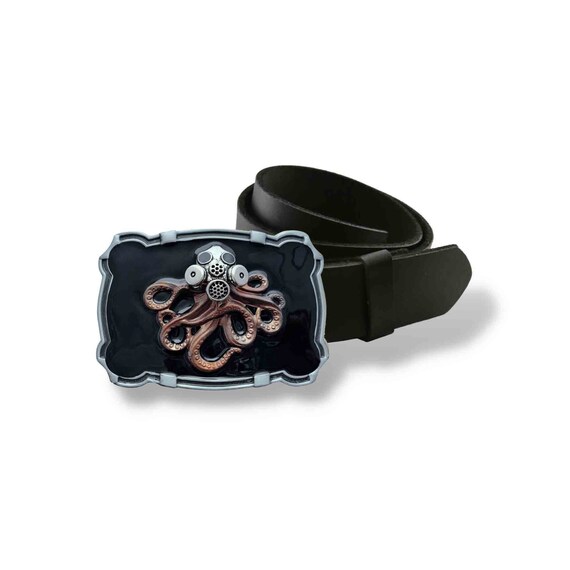 octopus belt buckle