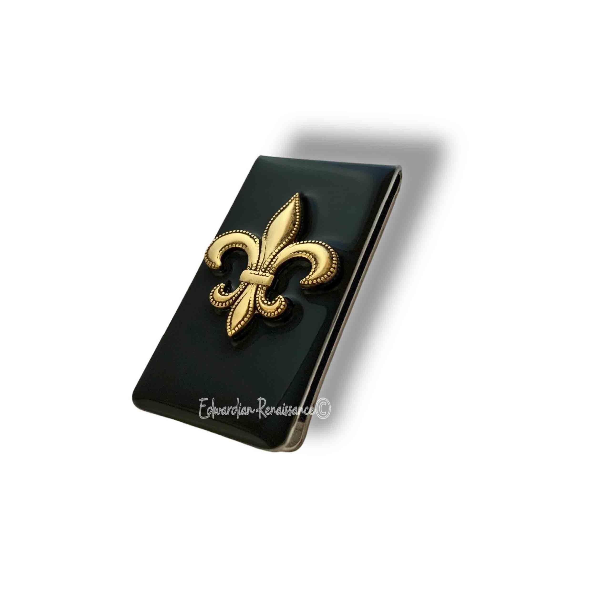 アクセサリー Leather&Treasurel Fleur-de-lis Links Leather&Treasurel Fleur-de-lis Links Fleur De Lis Pin Silver 18k