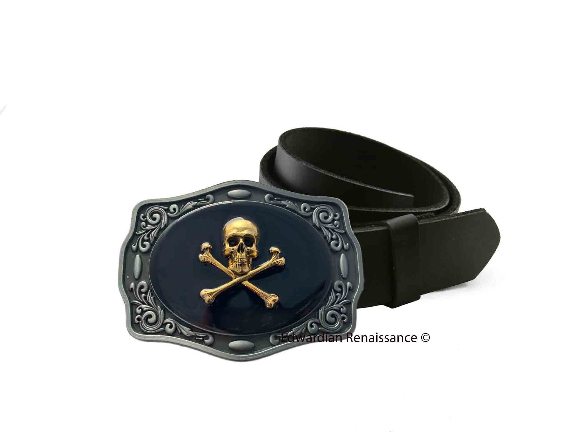 skull and crossbones belt