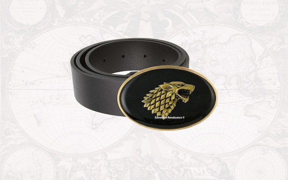 Wolves Black /& Gold Belt Buckle