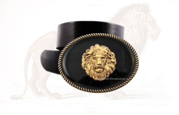Lion head belt buckle 2025
