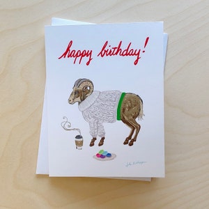 Cartão de Aniversário de Áries