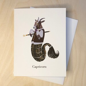 Dapper Capricorne -- Carte vierge