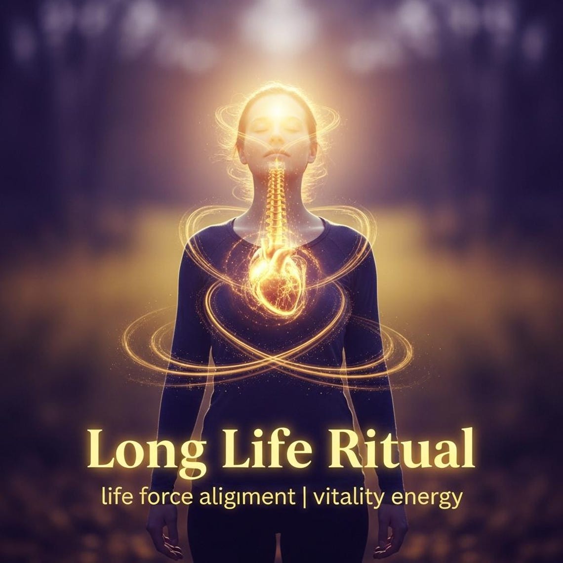 LONG LIFE RITUAL | Life Force Alignment & Vitality Energy - Etsy