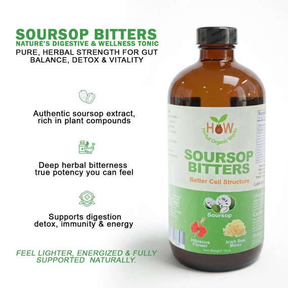 Best Selling Sea Moss Bladder Wrack Living Bitters Detox