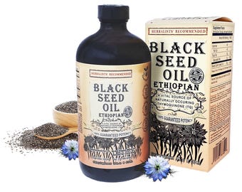 Pure Ethiopian Black Seed Oil | Cold-Pressed Nigella Sativa