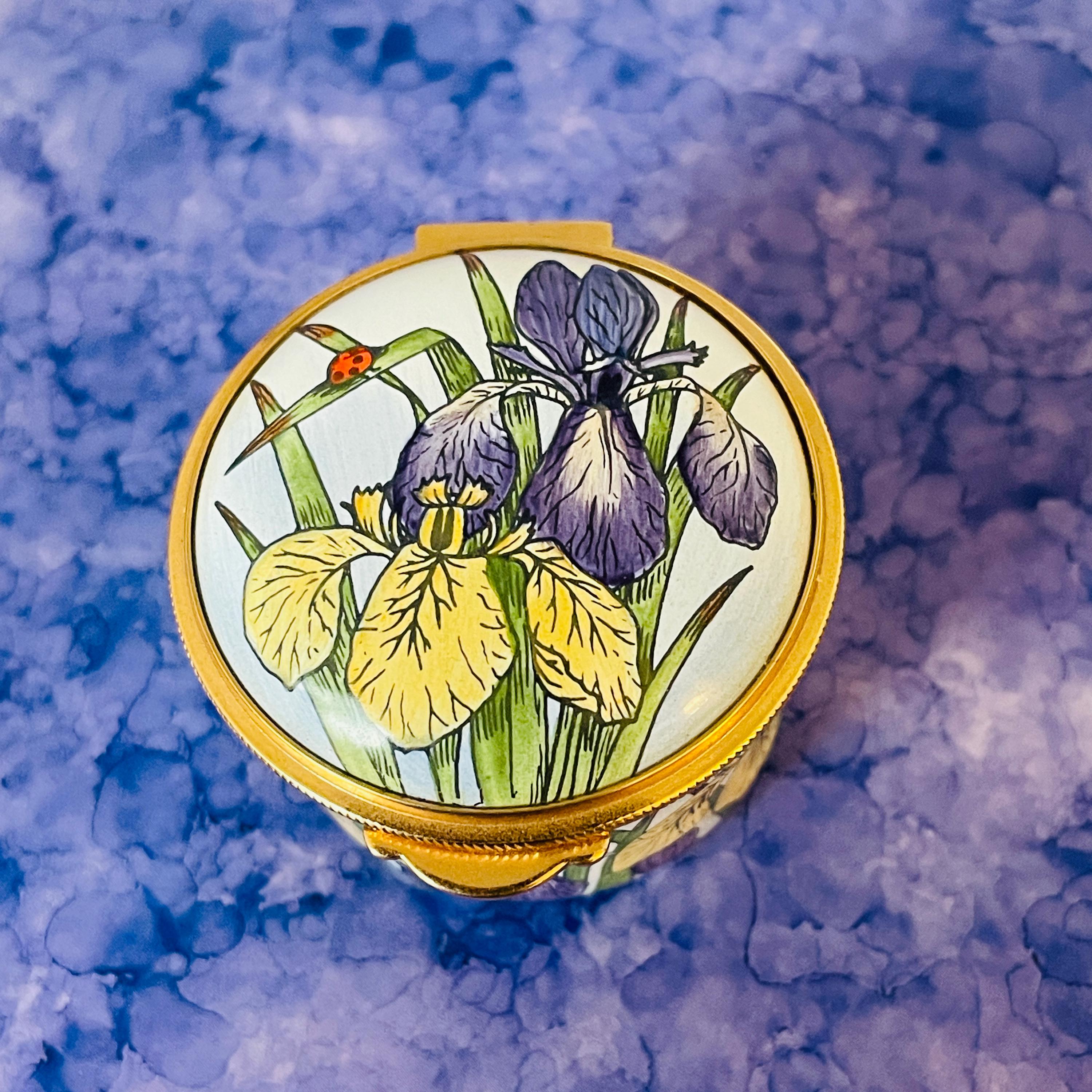 Staffordshire Enamels Trinket Box - Etsy