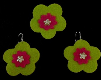 The Pimento Collection (Funky Felt Flowers)