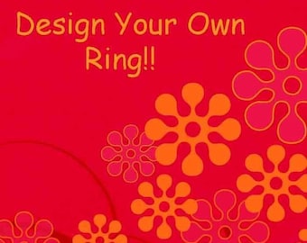 Design Your Own Ring by Funky Felt Flowers