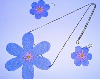 The Lilac Collection (Funky Felt Flowers)