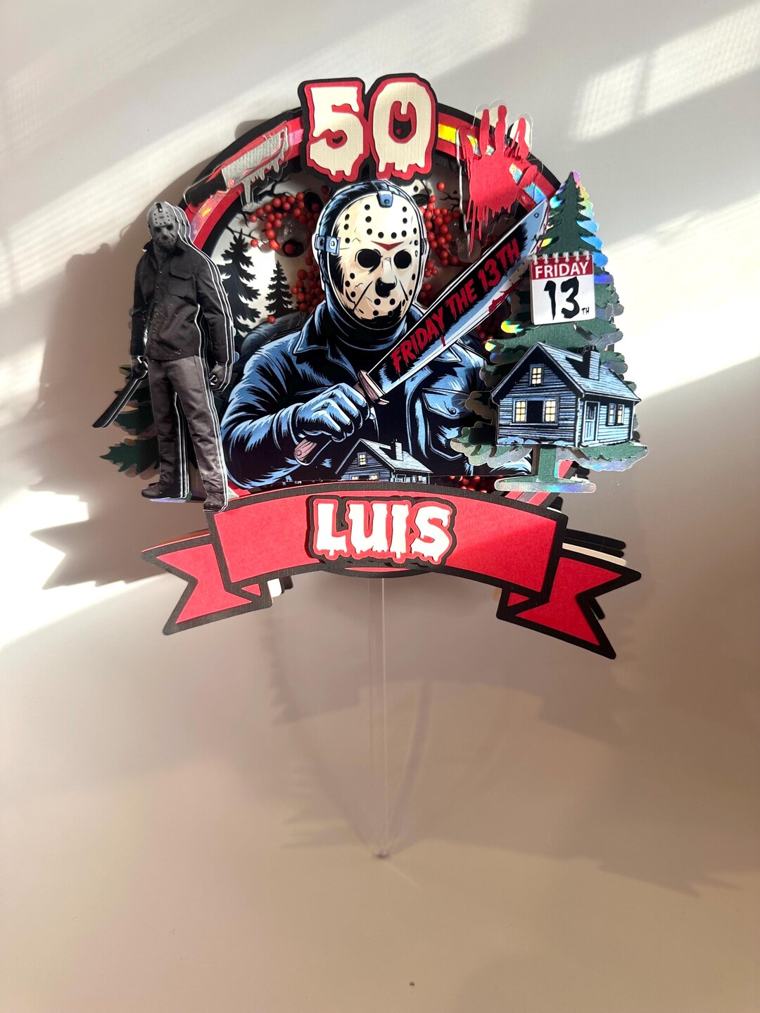 Jason Topper Horror Movie Friday the 13th/ Jason Cake Topper - Etsy Canada