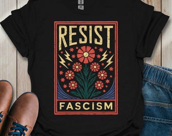 Resist Fascism Shirt: Unisex Cotton Activism Tee