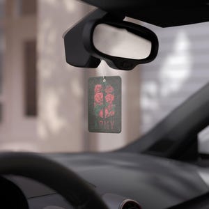 BTS ARMY Car Air Freshener | New Car, Pine, Black Ice Scents image 3
