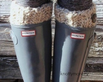 Boot Warmers Leg Warmers Boot Cuffs Chunky Oatmeal Boot Socks Womens Leggings Holiday Gift