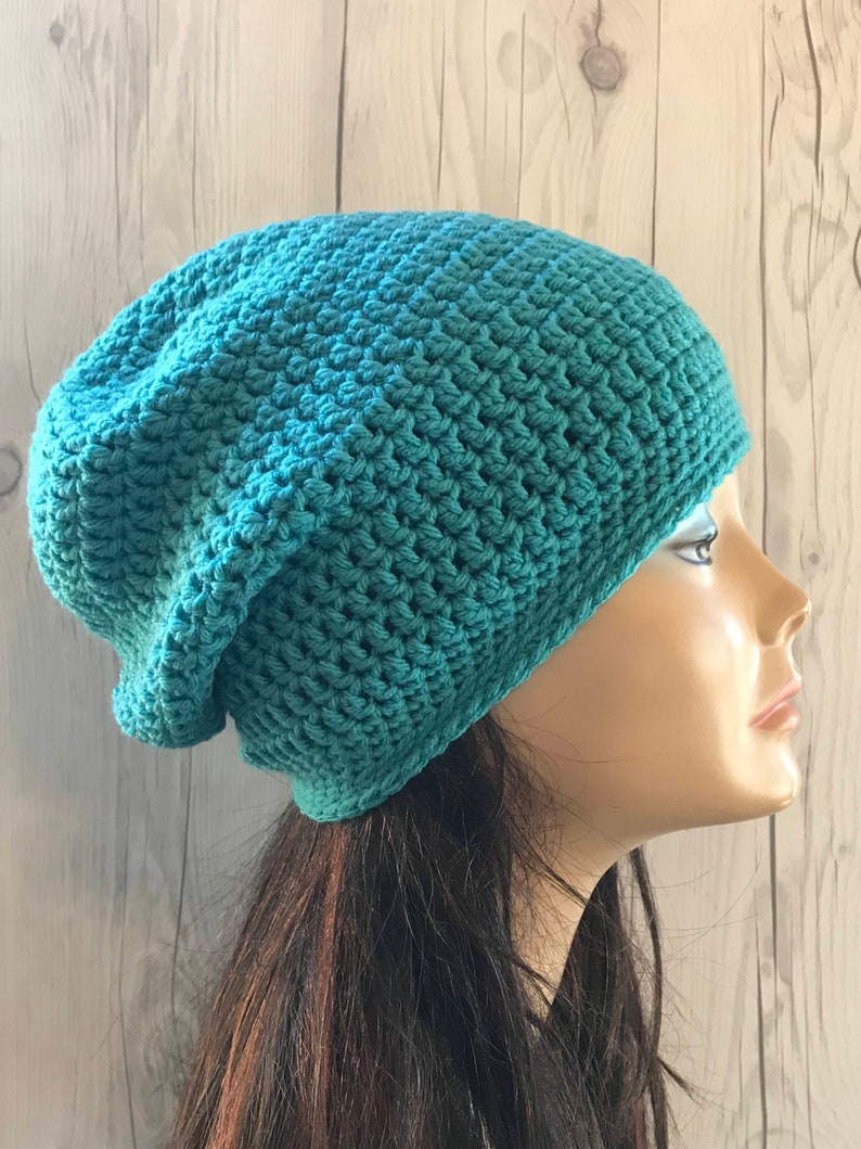 Handmade Soft Snood Slouchy Beanie Available In 20 Colors